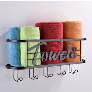 NWOB  towel holder for bathroom wall